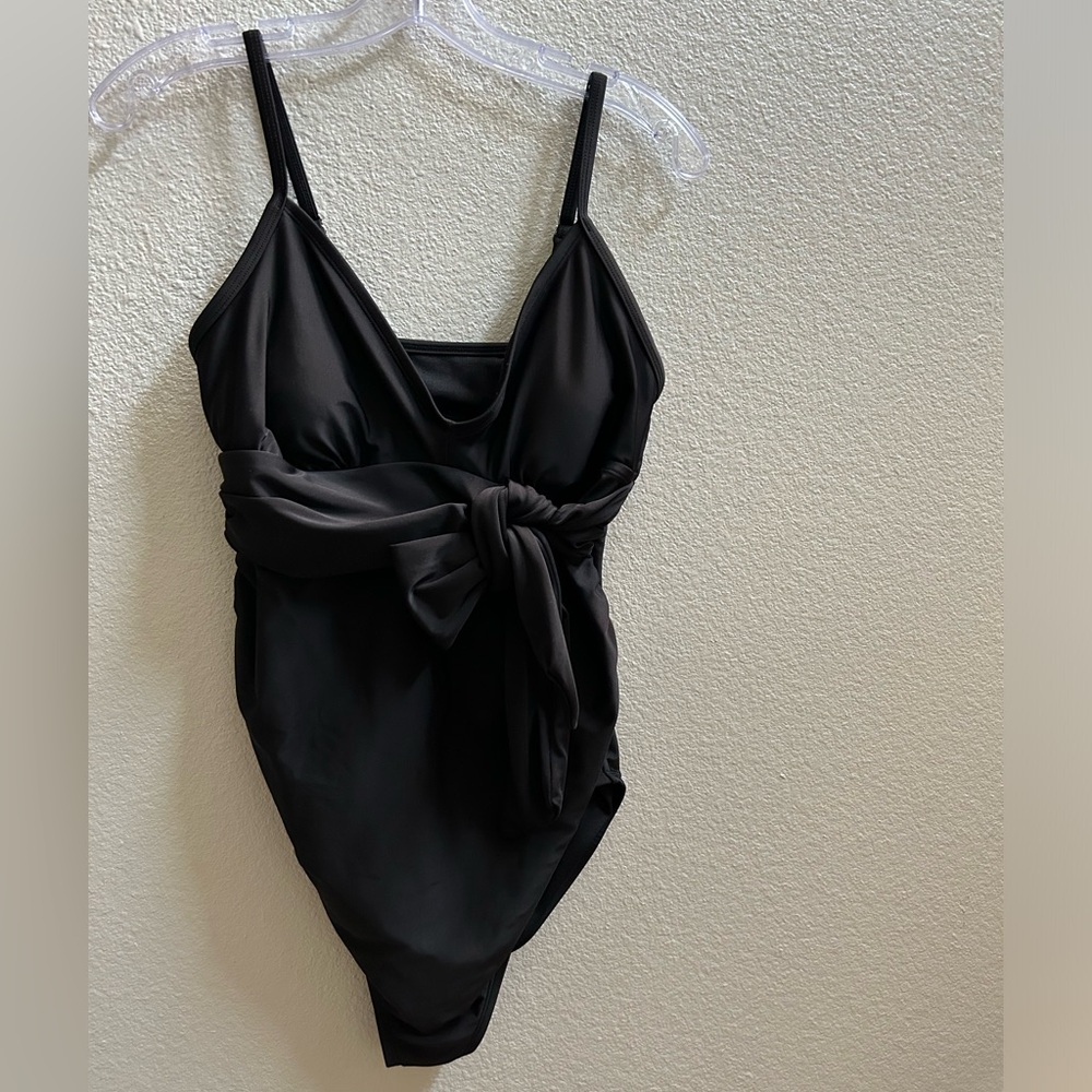 Isabel Maternity Black Swimsuit, Med